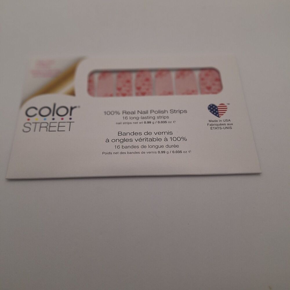 Color Street “Queen of Hearts” Nail Polish Strips – 16 Strips, Sealed